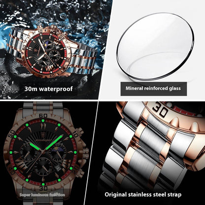 Buycenter Men's Luminous Quartz Watch - Stylish & Multifunctional Accessories - Buy Center