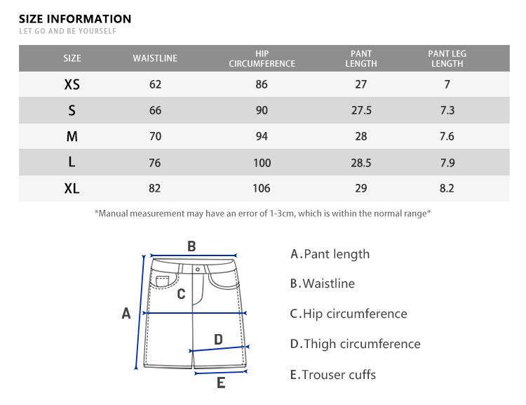 Buycenter Plus Size A-Line Denim Shorts for Women - Mid Waist, High Elasticity - Buy Center