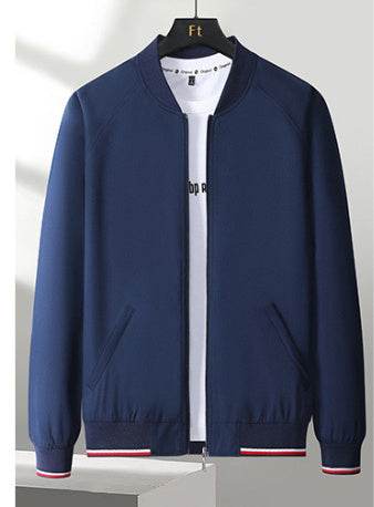 Buycenter Men's Casual Business Baseball Uniform - Trendy One-Piece Trench Coat - Buy Center