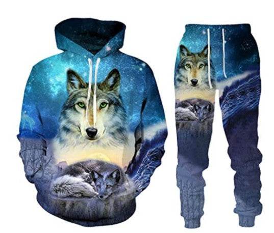 Fashion 3D Printing Sweatshirt & Sweatpants Set - Premium Stylish Summer Wear - Buy Center