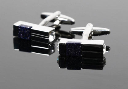 Men's Diamond Light Cufflinks - Elegant Alloy Accessories for Sophisticated Style - Buy Center