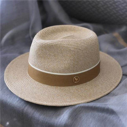 Buycenter Men's Sun-proof Beach Straw Hat - Stylish Sunshade Topper - Buy Center