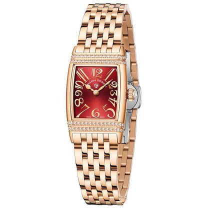 Buy Center Women's Quartz Watch - Diamond Accents & Stainless Steel Elegance - Buy Center