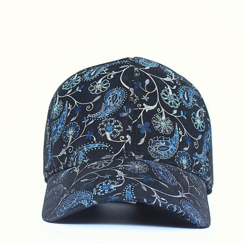 Buycenter Men's Trendy Peaked Hat - Genuine Leather Adjustable Cap - Buy Center