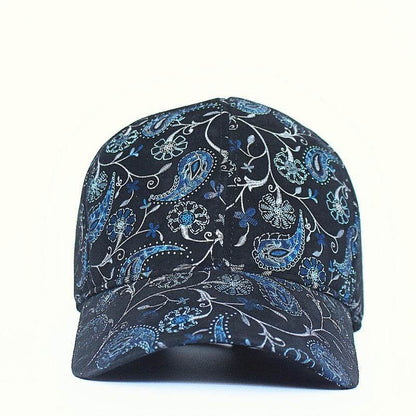 Buycenter Men's Trendy Peaked Hat - Genuine Leather Adjustable Cap - Buy Center