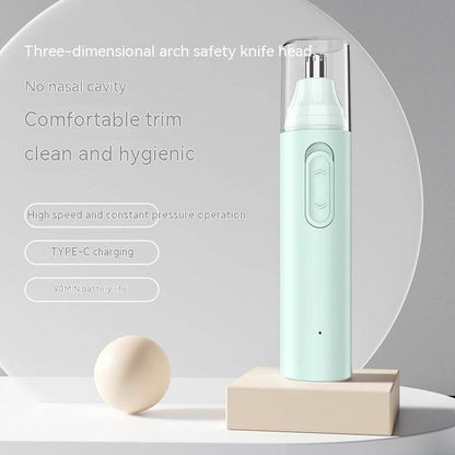 Rechargeable Electric Nose Hair Trimmer - High-Speed, Multipurpose Grooming Tool - Buy Center