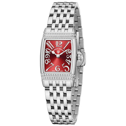 Buy Center Women's Quartz Watch - Diamond Accents & Stainless Steel Elegance - Buy Center