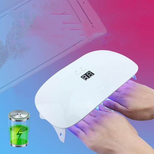 24W Portable Rechargeable Nail Lamp - UV/LED Nail Dryer for Quick Drying - Buy Center