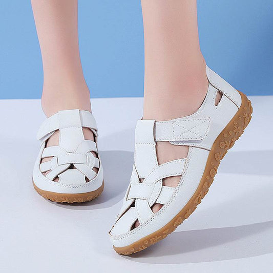 Beach Hollowed Flat Sandals - Stylish Comfort for Casual Summer Wear - Buy Center
