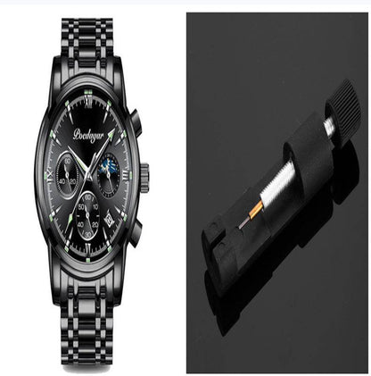 Multifunctional Men's Waterproof Watch - Luminous Quartz Style from Buycenter - Buy Center