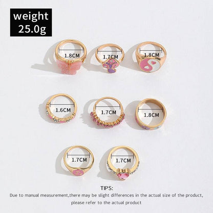 European & American Color Dripping Ring - Trendy Engagement Jewelry 2025 - Buy Center