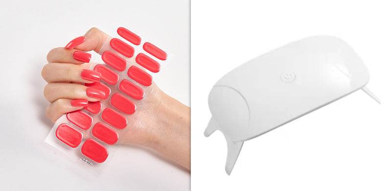 Waterproof Letter Color Nail Stickers - Long Lasting Stylish Designs - Buy Center