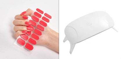 Waterproof Letter Color Nail Stickers - Long Lasting Stylish Designs - Buy Center