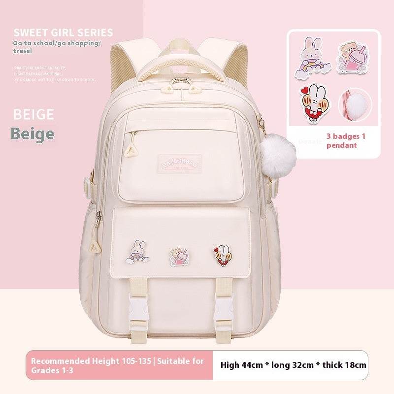 Large Capacity Student Backpack - Comfortable Design for Grades 1-12 - Buy Center