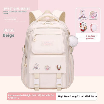 Large Capacity Student Backpack - Comfortable Design for Grades 1-12 - Buy Center