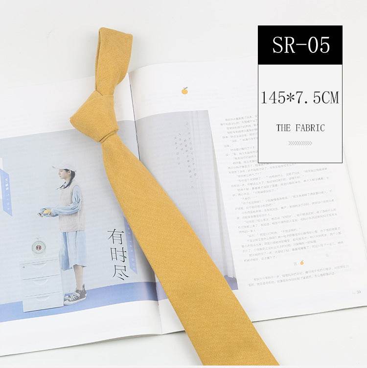 Korean Style Unisex Suede Bow Tie - Trendy Casual Accessory 2025 - Buy Center