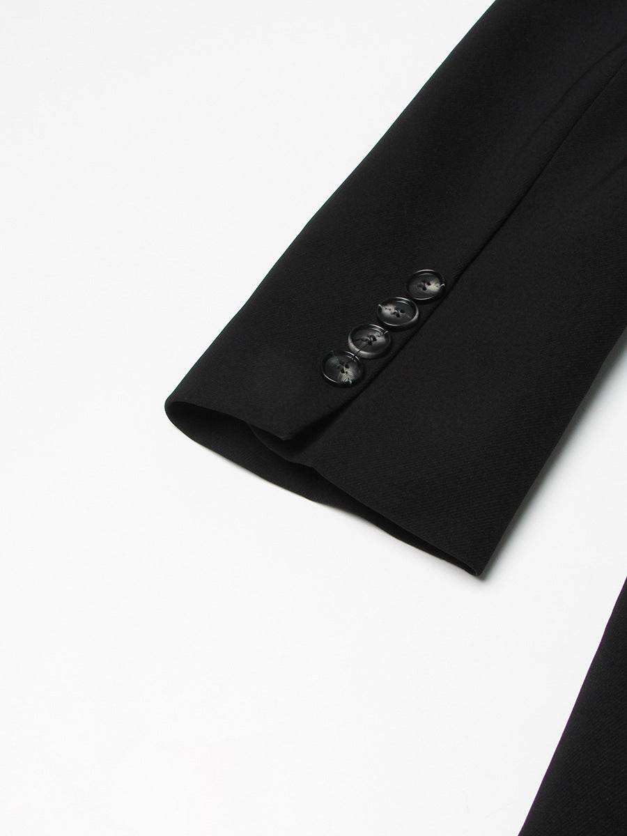 Buycenter Elegant Black Trench Coat - Women's Fashionable Outerwear - Buy Center