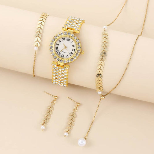 Luxury Diamond Women's Watch - Rhinestone Quartz Bracelet Timepiece - Buy Center