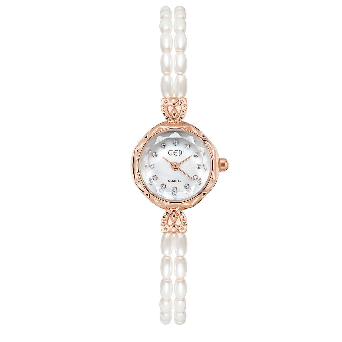 Women's Luxury Pearls Strap Watch - Unique Round Beads, Modern Style - Buy Center