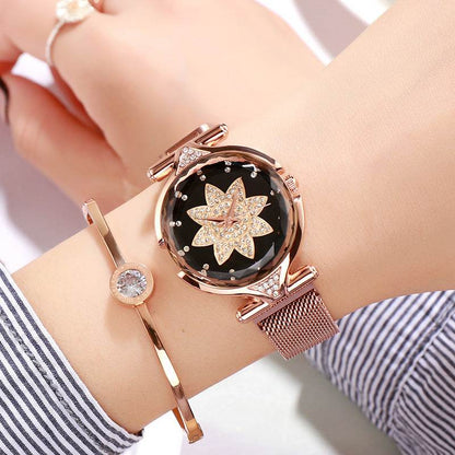 Buy Center Women's Casual Watch - Trendy Korean Style, Waterproof Design - Buy Center