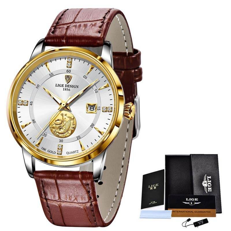 Buy Center Men's Mechanical Watch - Waterproof, Double Calendar, Luminous Design - Buy Center