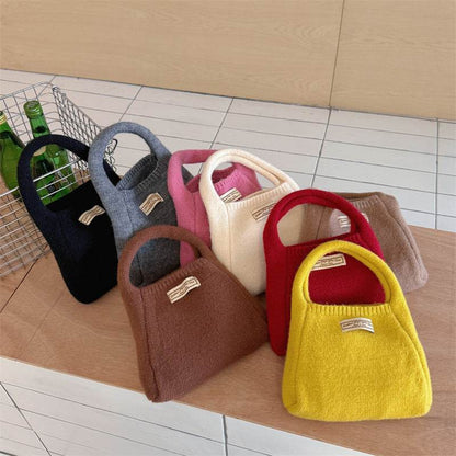 Trendy Woolen Yarn Shoulder Bag for Women - Portable & Stylish 2025 - Buy Center