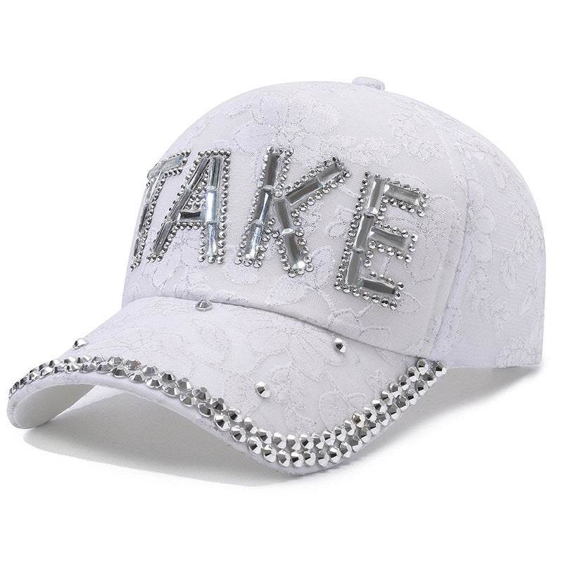 Rhinestone TAKE Women's Baseball Cap - Lightweight & Breathable Summer Style - Buy Center