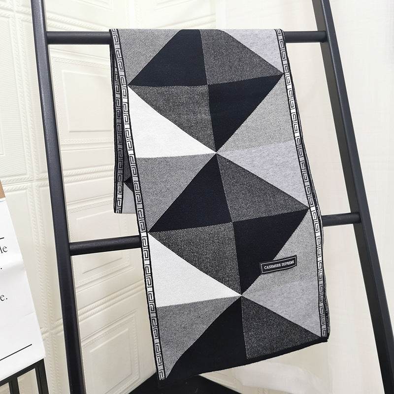 Premium Stylish Knitted Scarf for Men - Trendy Winter Fashion 2025 - Buy Center