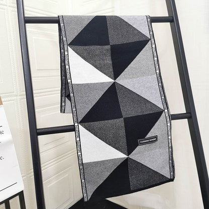 Premium Stylish Knitted Scarf for Men - Trendy Winter Fashion 2025 - Buy Center
