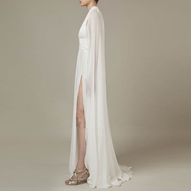 Buycenter Elegant Long Evening Gown - Red Carpet Catwalk Style - Buy Center