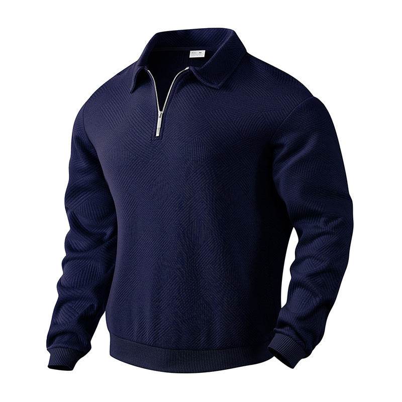 Buycenter Men's Loose-Fitting Pullover - Casual Long Sleeve Top - Buy Center