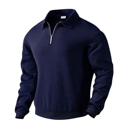 Buycenter Men's Loose-Fitting Pullover - Casual Long Sleeve Top - Buy Center