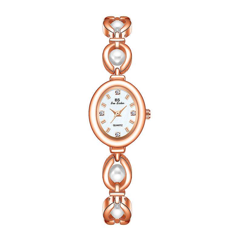 Buycenter New Pearl Grace Women's Watch - Elegant Design & Quartz Movement - Buy Center