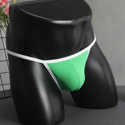 Men's Low Waist T-Shaped Thong - Premium Cotton Underwear in Vivid Colors - Buy Center