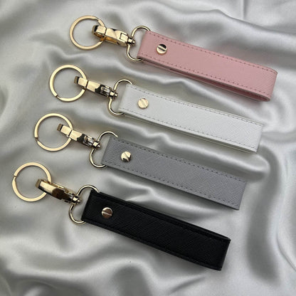 PU Leather Car Key Ring - Stylish Anti-Lost Keychain in 4 Colors - Buy Center