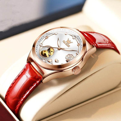 Women's Stylish Waterproof Mechanical Watch - Elegant & Durable Accessory - Buy Center