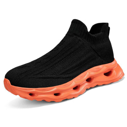 Plus Size Flyknit Sports Shoes - Stylish Breathable Comfort for Everyday Wear - Buy Center