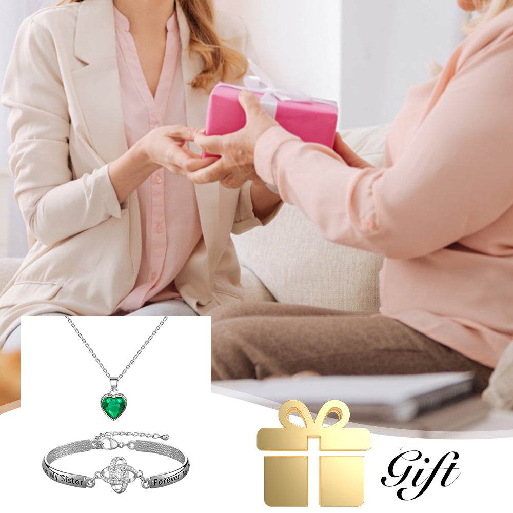 Buy Center Sisters Friendship Silver Bracelet - Exquisite Gift for Sisters - Buy Center