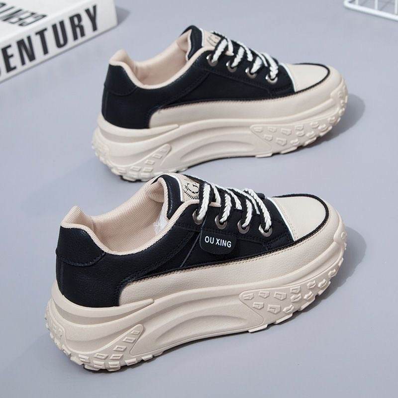 Buycenter Korean Style Sneakers - Height Increasing, Breathable Casual Flats - Buy Center