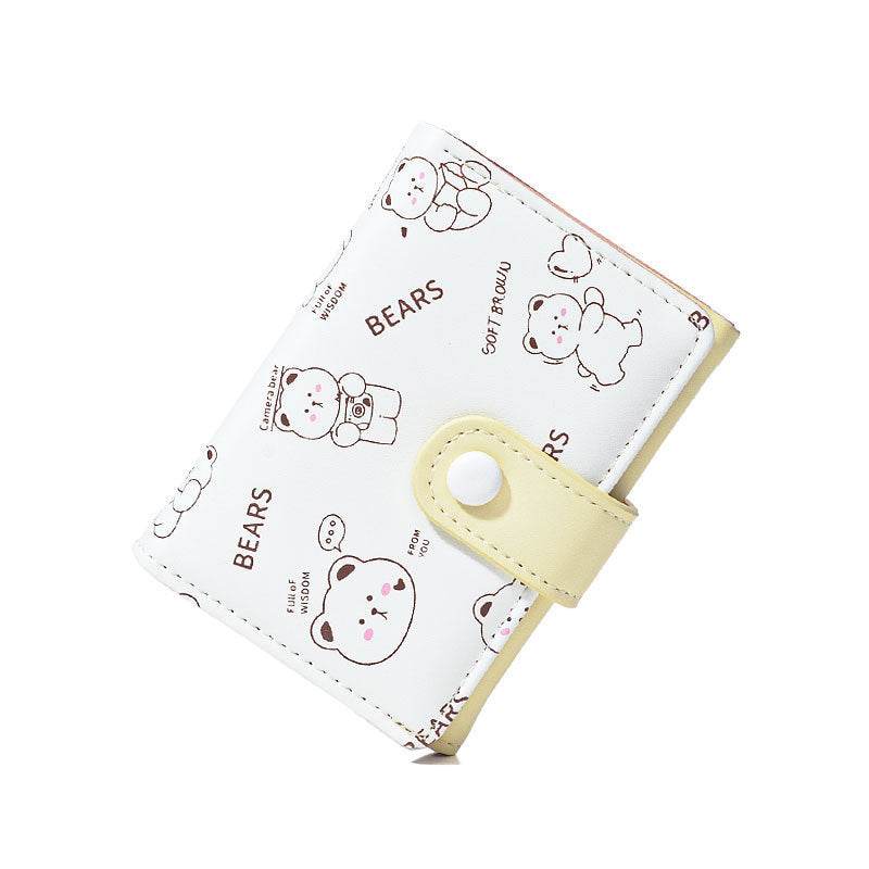 Cute Cartoon Girl's Wallet - Fresh Animal Design, Stylish & Compact - Buy Center