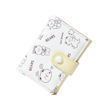 Cute Cartoon Girl's Wallet - Fresh Animal Design, Stylish & Compact - Buy Center