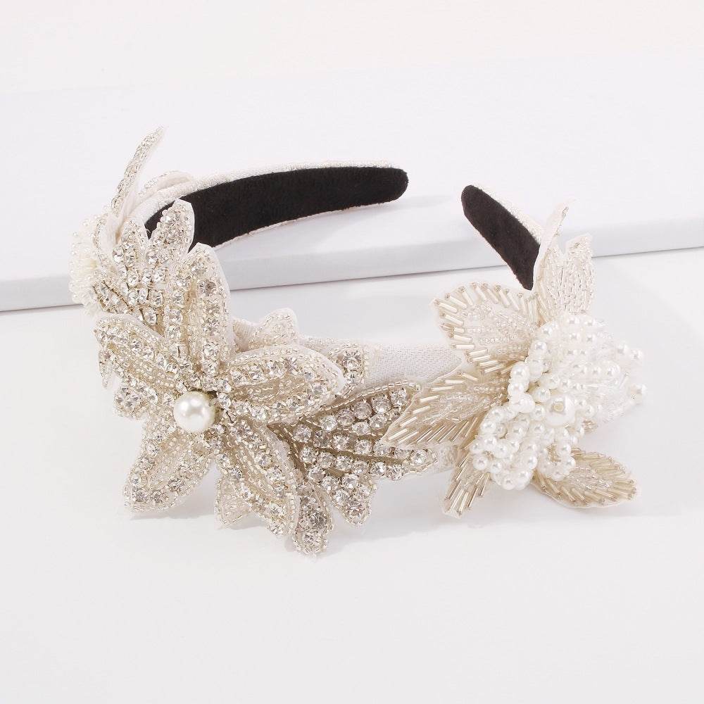 Vintage Crystal Wedding Hair Accessories - Geometric Headband for Brides - Buy Center