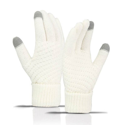 Women's Fleece-Lined Cycling Gloves - Windproof & Touch Screen Friendly - Buy Center