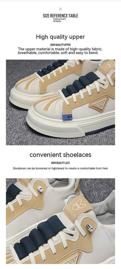 Men's Casual Low-Top Sneakers - Breathable Vulcanized Shoes for Style - Buy Center