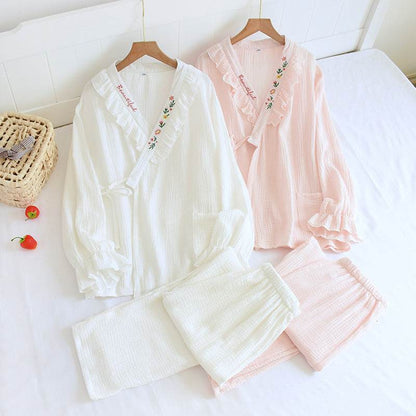 Comfortable All-Cotton Man Pajama Set - Stylish Sleepwear in Cherry Pink - Buy Center