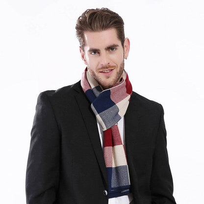 Classic British Checked Cashmere Scarf - Stylish Warmth for Men 2025 - Buy Center