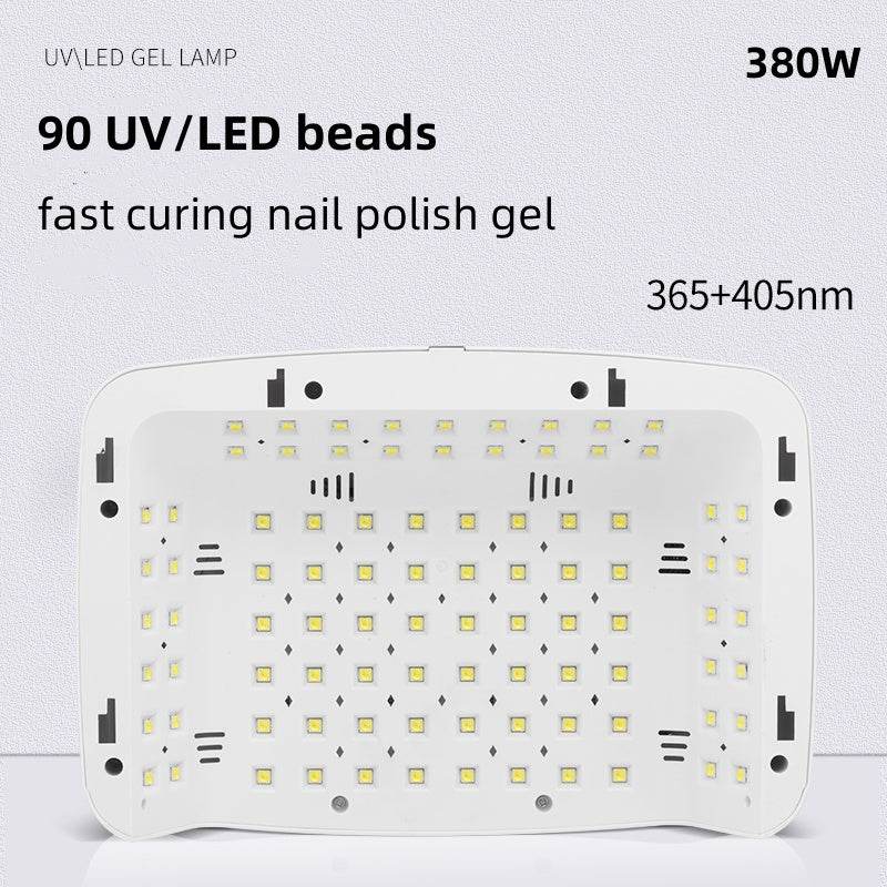 380W Professional Nail Dryer - Quick Gel Polish Curing with 90 LEDs - Buy Center