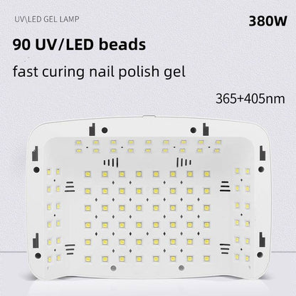 380W Professional Nail Dryer - Quick Gel Polish Curing with 90 LEDs - Buy Center