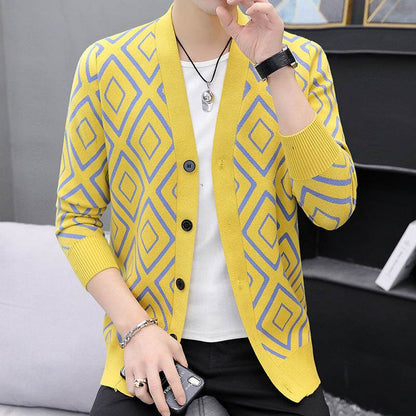 Buycenter High-End Knitted Cardigan Sweater for Men – Slim Fit, Casual Style - Buy Center