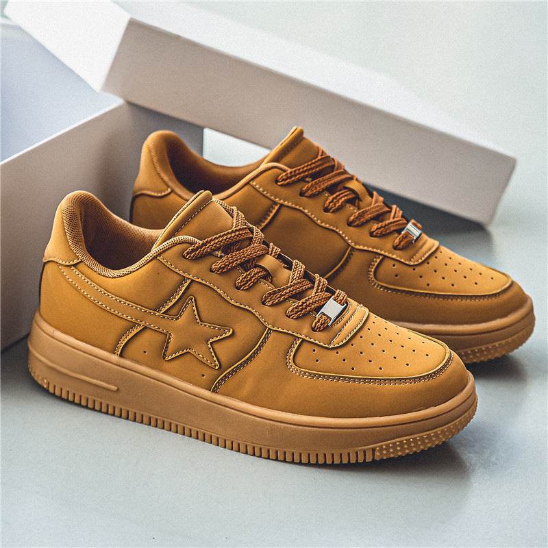 Thick Soled White Casual Sneakers for Men - Breathable Vulcanized Style - Buy Center